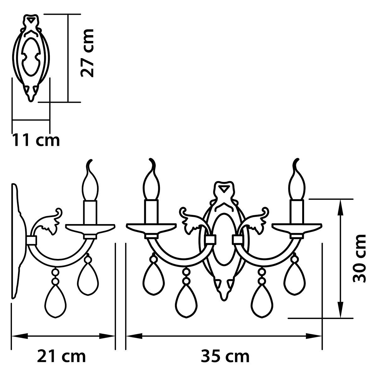 Lightstar (MB600003-2A) Бра STREGARO 2х60W E14 ХРОМ (в комплекте) Lightstar (MB600003-2A) Бра STREGARO 2х60W E14 ХРОМ (в комплекте)